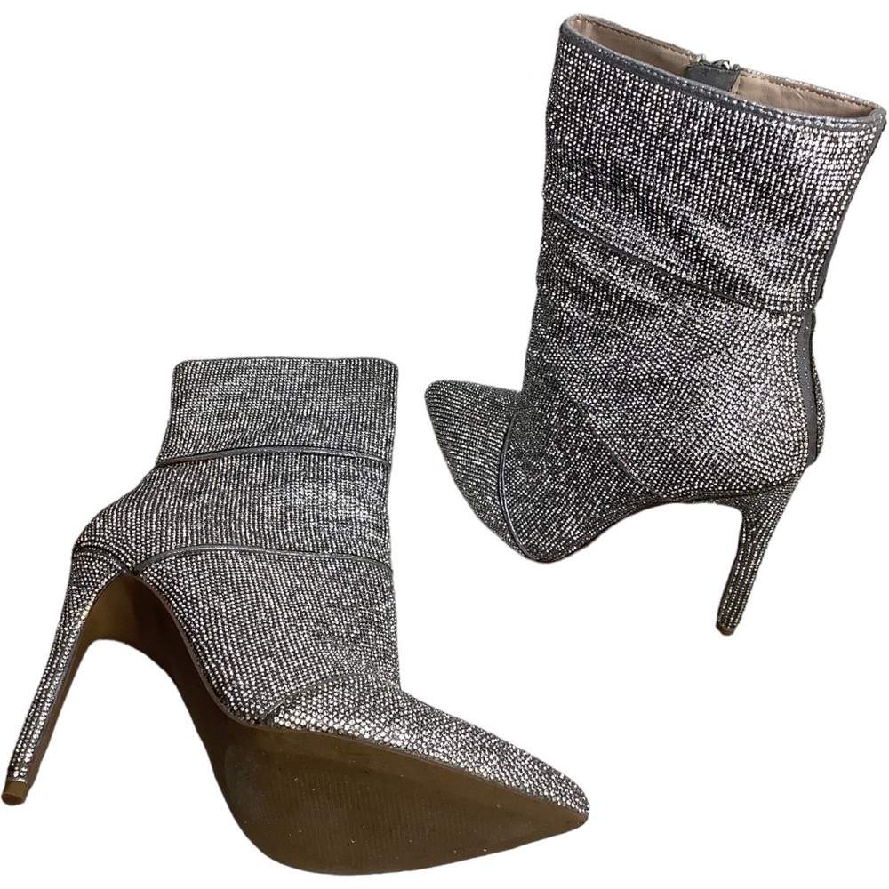 Rare Steve Madden Crystal Boots 8.5M